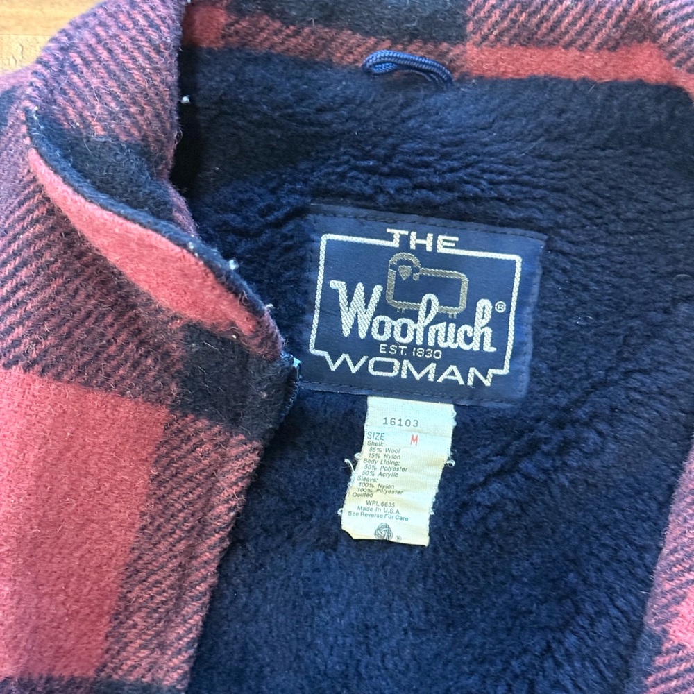 Woolrich Pink and Black Checkered Jacket - Picture 2 of 3